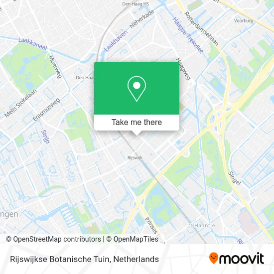 Rijswijkse Botanische Tuin map