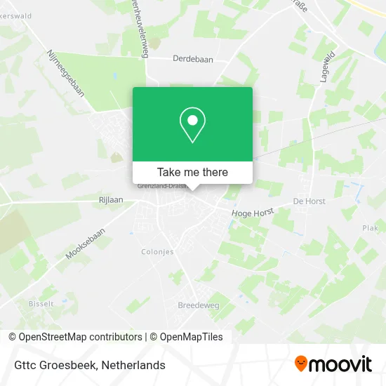 Gttc Groesbeek map