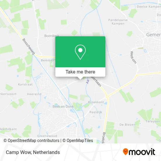 Camp Wow map