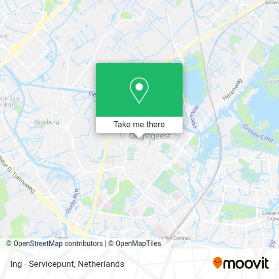 Ing - Servicepunt map