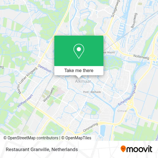Restaurant Granville map