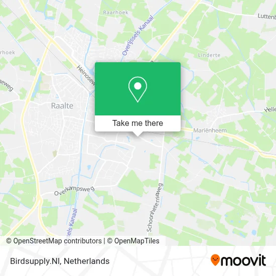 Birdsupply.Nl map