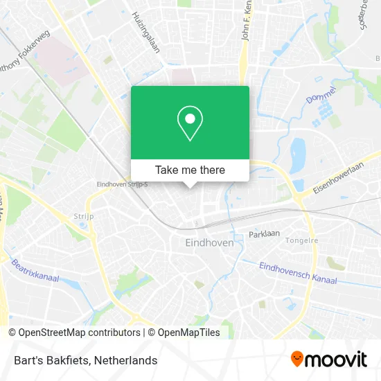 Bart's Bakfiets map