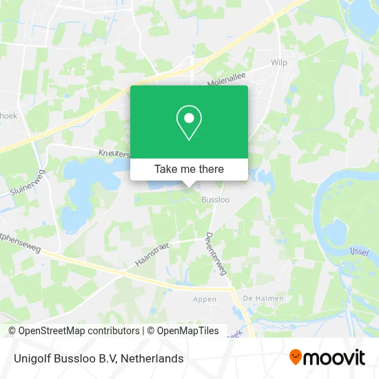 Unigolf Bussloo B.V map