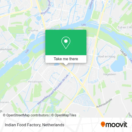 Indian Food Factory map