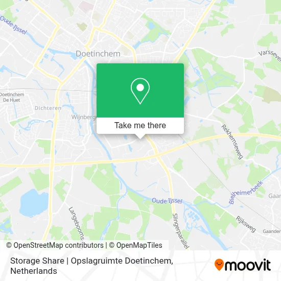 Storage Share | Opslagruimte Doetinchem map