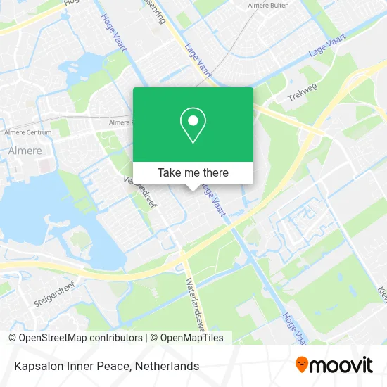 Kapsalon Inner Peace map