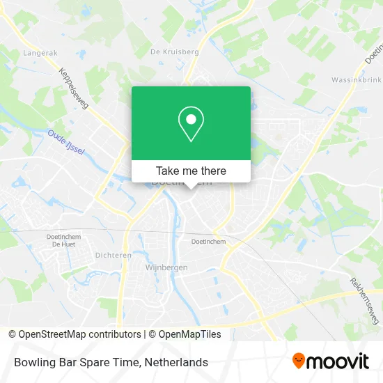 Bowling Bar Spare Time map