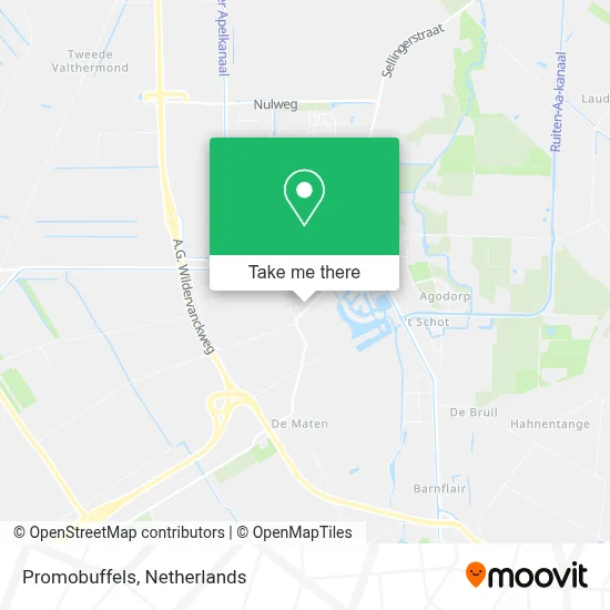 Promobuffels map