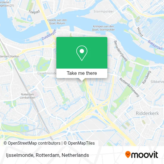 Ijsselmonde, Rotterdam map