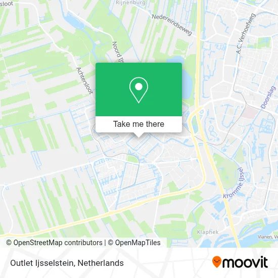 Outlet Ijsselstein map
