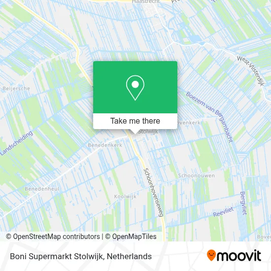 Boni Supermarkt Stolwijk map