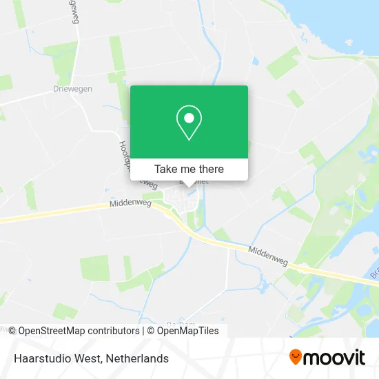 Haarstudio West map