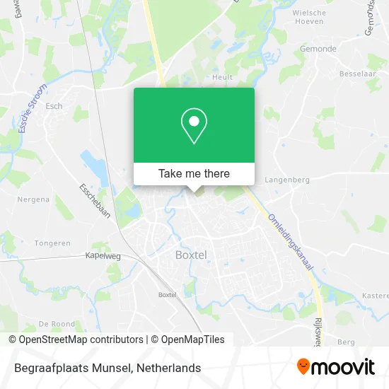 Begraafplaats Munsel map