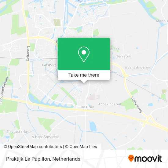 Praktijk Le Papillon map