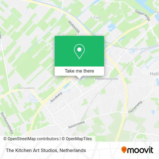 The Kitchen Art Studios map