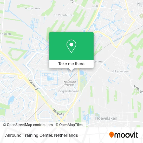Allround Training Center map