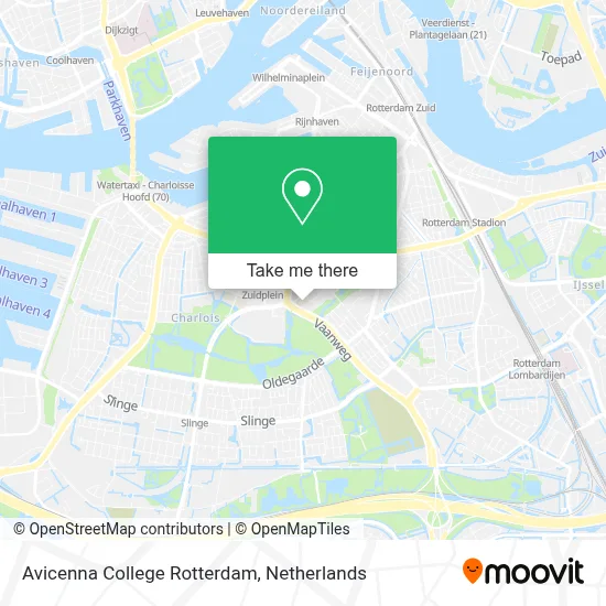Avicenna College Rotterdam map