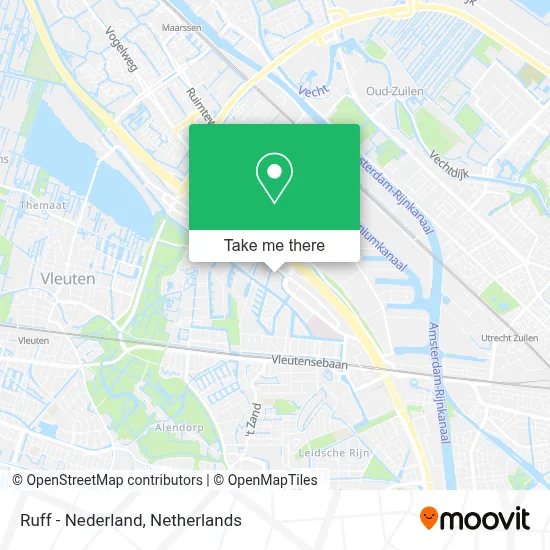 Ruff - Nederland map