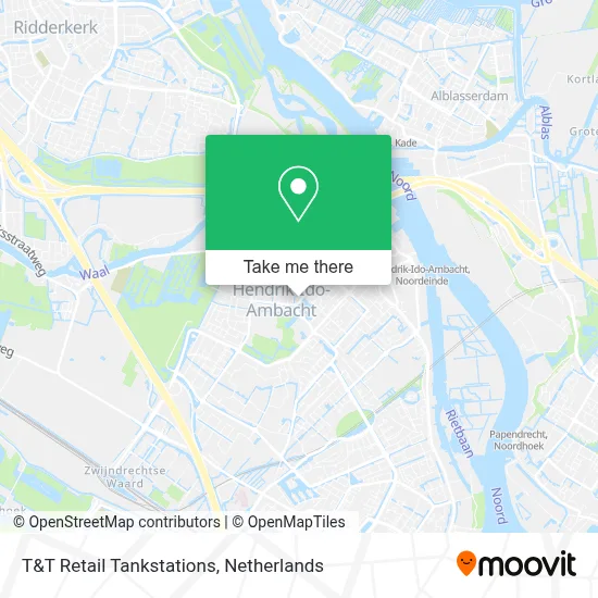 T&T Retail Tankstations map