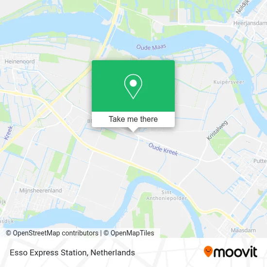 Esso Express Station map