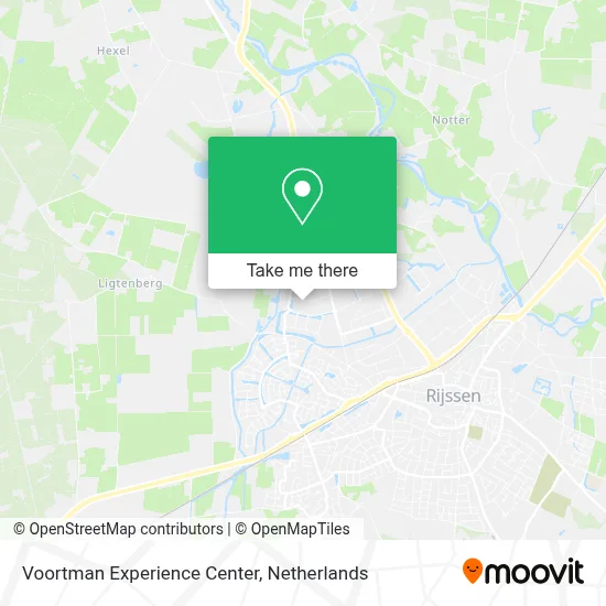 Voortman Experience Center map