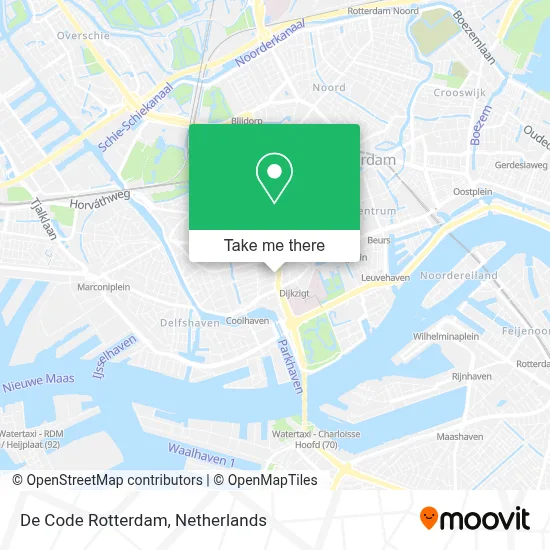 De Code Rotterdam map