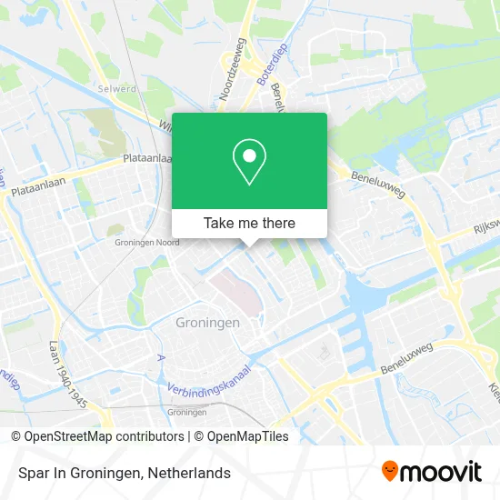 Spar In Groningen map