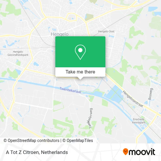 A Tot Z Citroen map