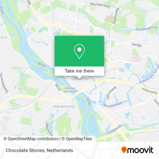 Chocolate Stories map