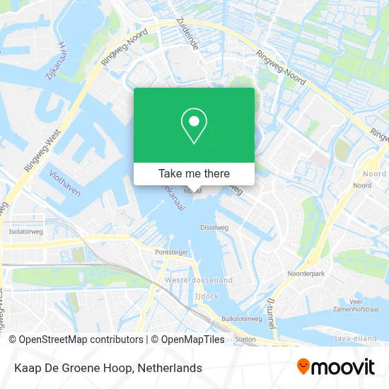 Kaap De Groene Hoop map