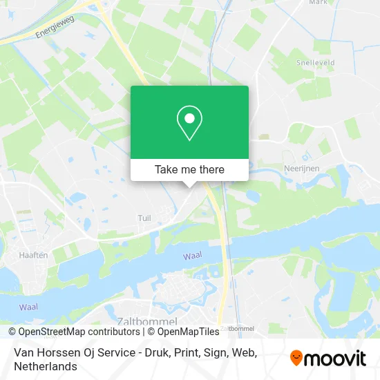 Van Horssen Oj Service - Druk, Print, Sign, Web map