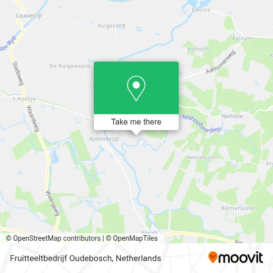 Fruitteeltbedrijf Oudebosch map
