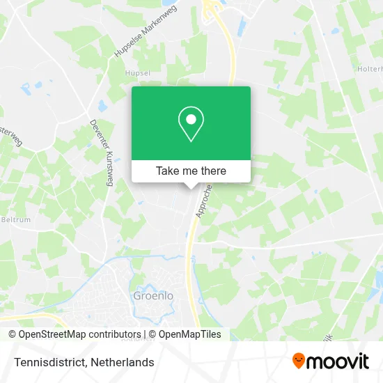 Tennisdistrict map