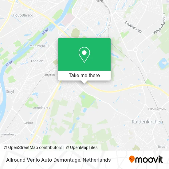 Allround Venlo Auto Demontage map