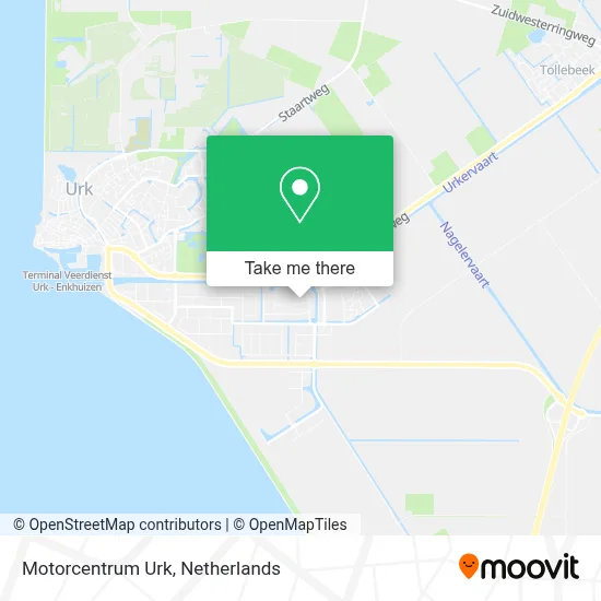 Motorcentrum Urk map