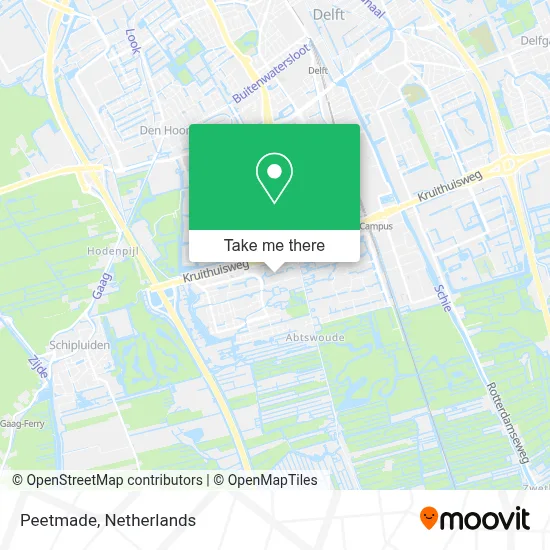 Peetmade map