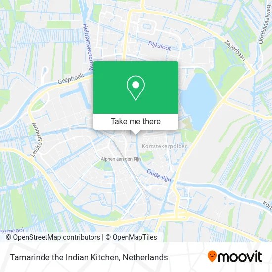 Tamarinde the Indian Kitchen map