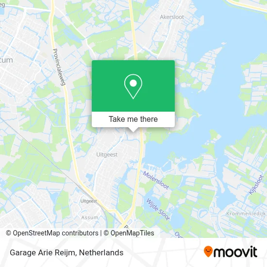 Garage Arie Reijm map