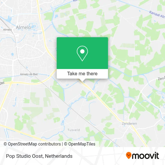 Pop Studio Oost map