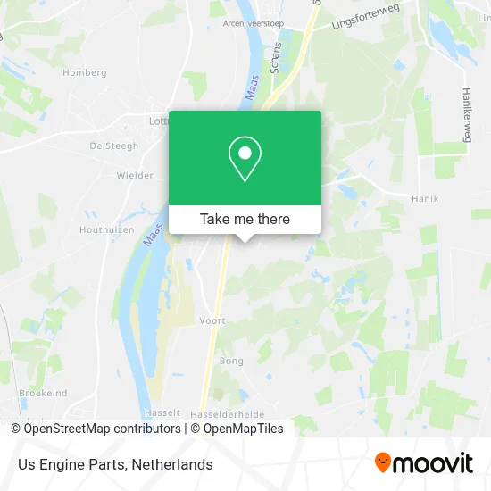 Us Engine Parts map