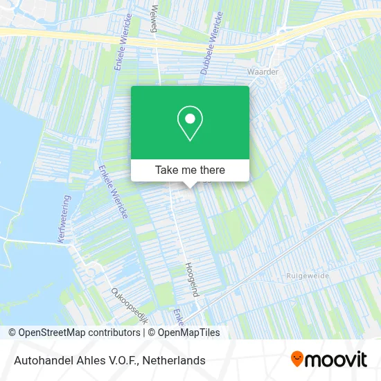 Autohandel Ahles V.O.F. map