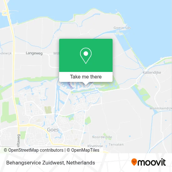 Behangservice Zuidwest map