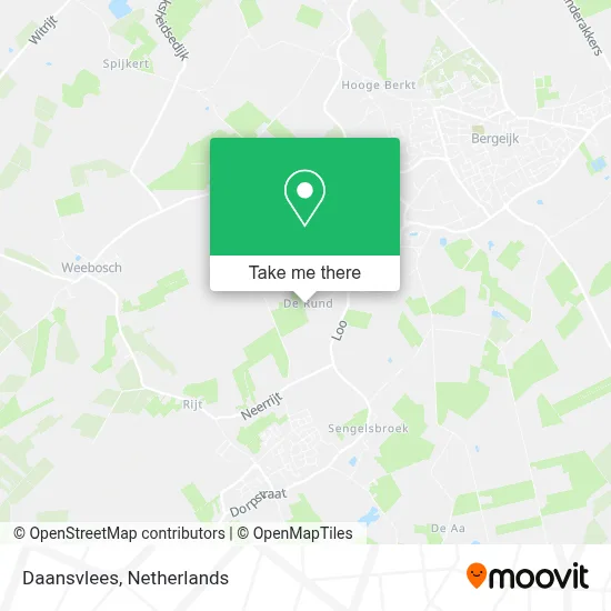 Daansvlees map
