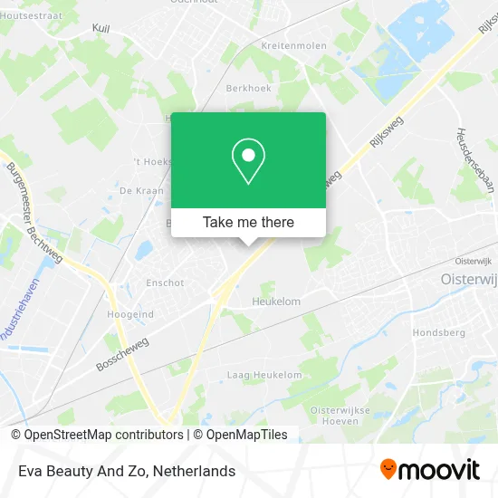 Eva Beauty And Zo map