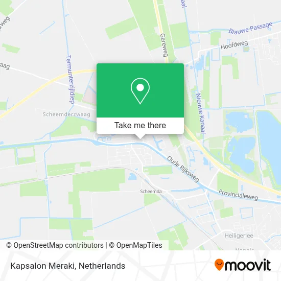Kapsalon Meraki map