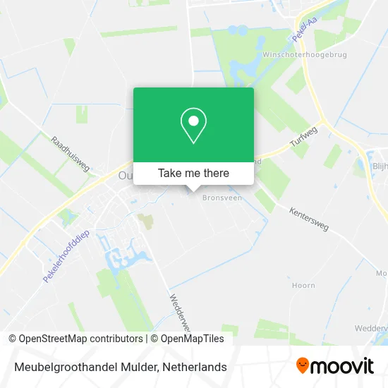 Meubelgroothandel Mulder map