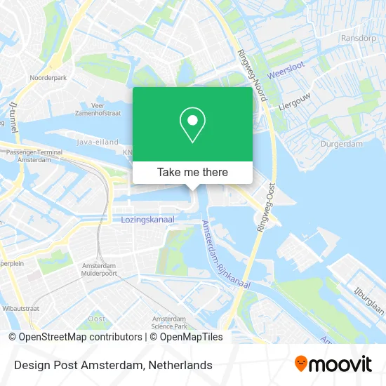 Design Post Amsterdam Karte