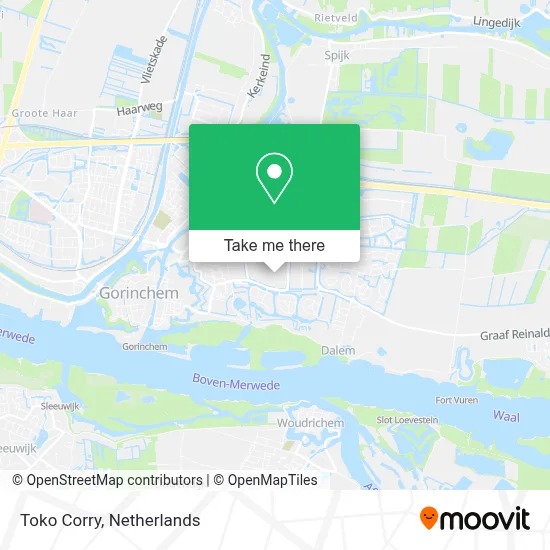 Toko Corry map