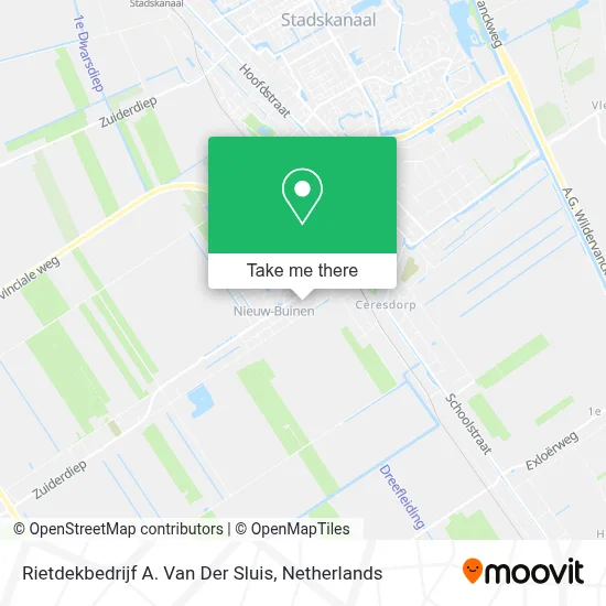 Rietdekbedrijf A. Van Der Sluis map